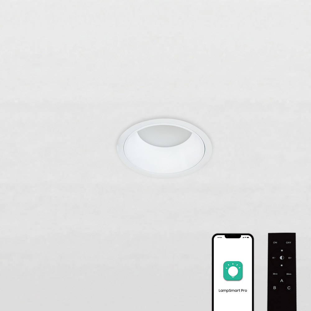 LED 삼색변환 움푹 3인치 8W